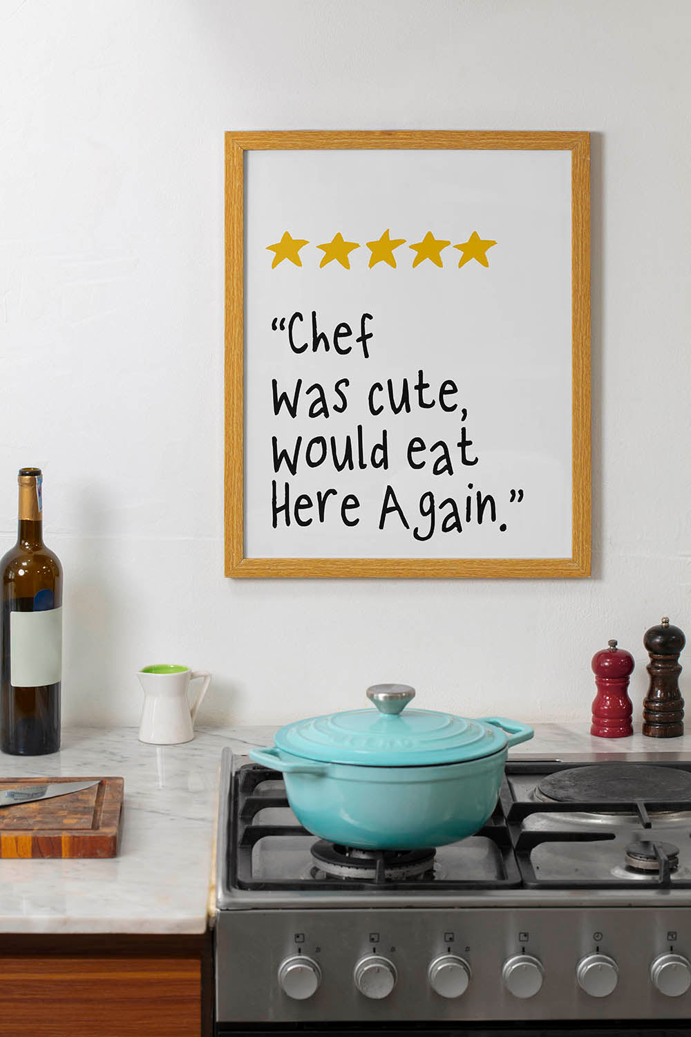 Chef was Cute | Unframed