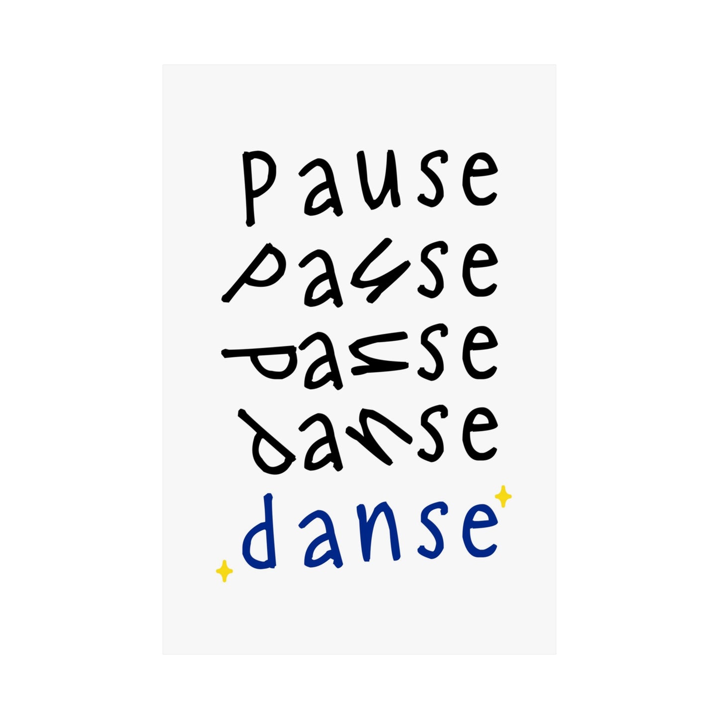 Pause - Dance | Unframed