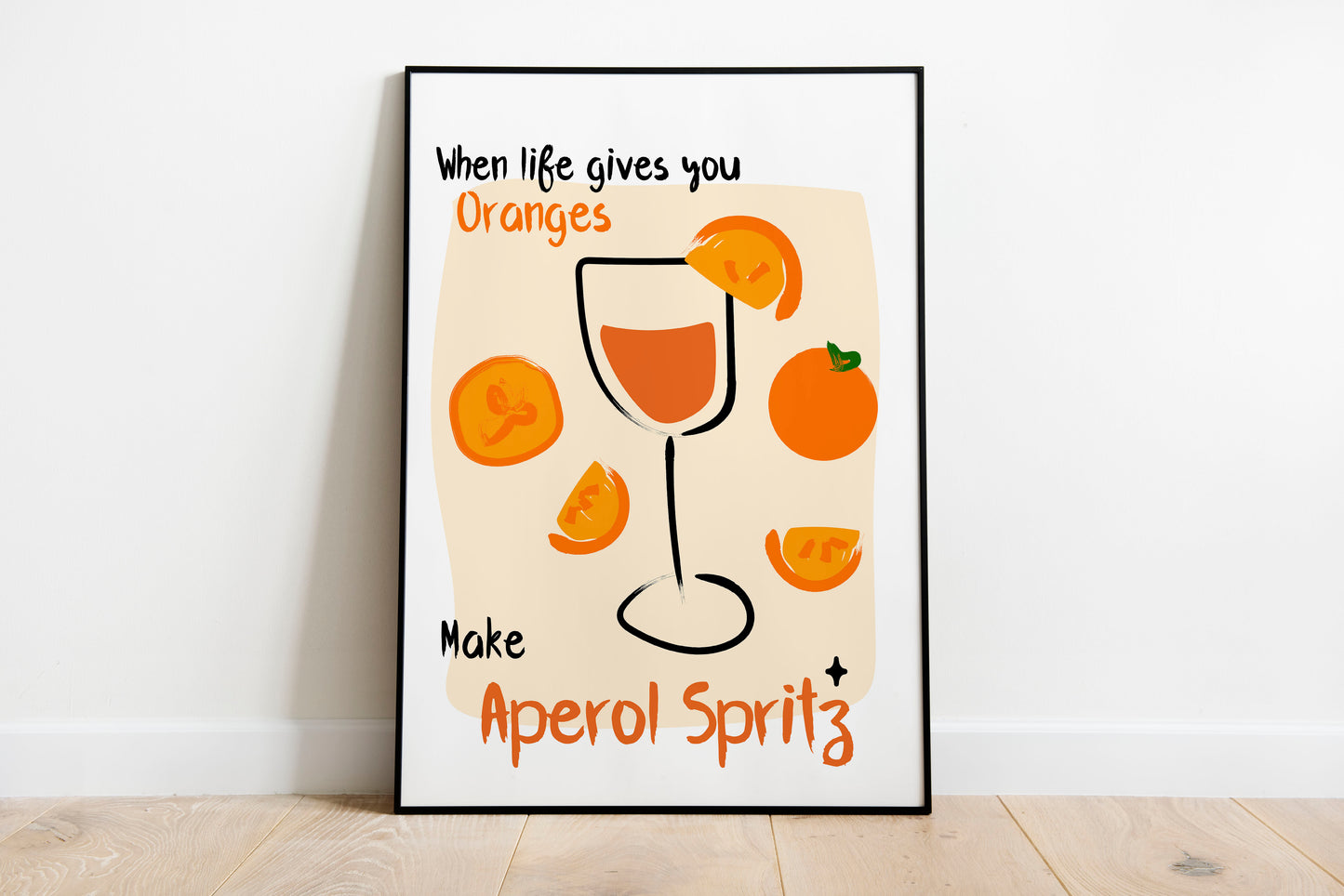 When life gives you oranges make Aperol Spritz | Unframed