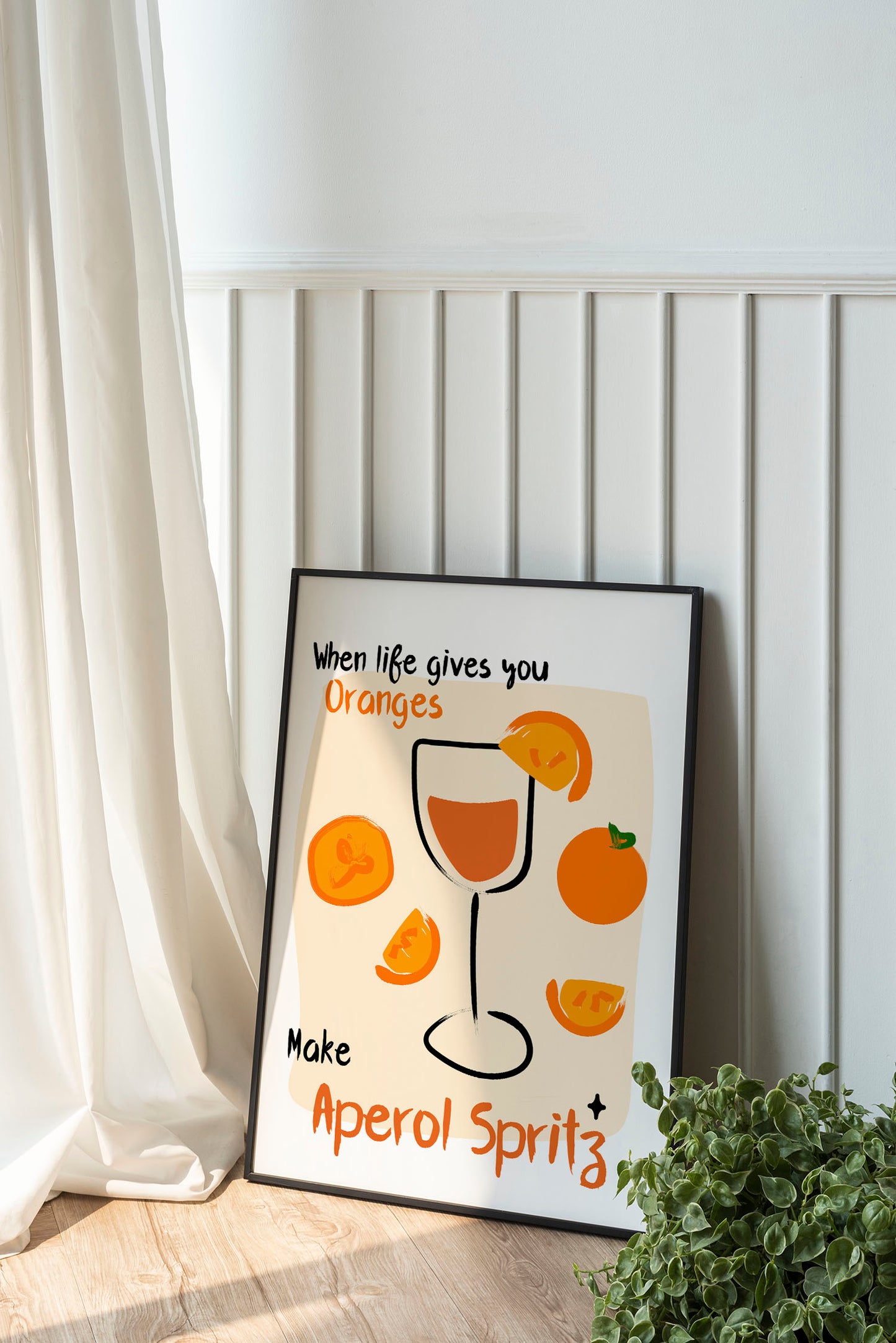 When life gives you oranges make Aperol Spritz | Unframed