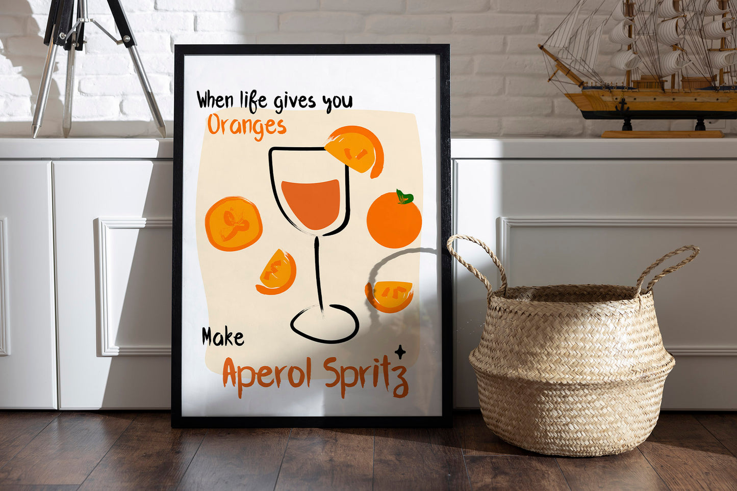 When life gives you oranges make Aperol Spritz | Unframed