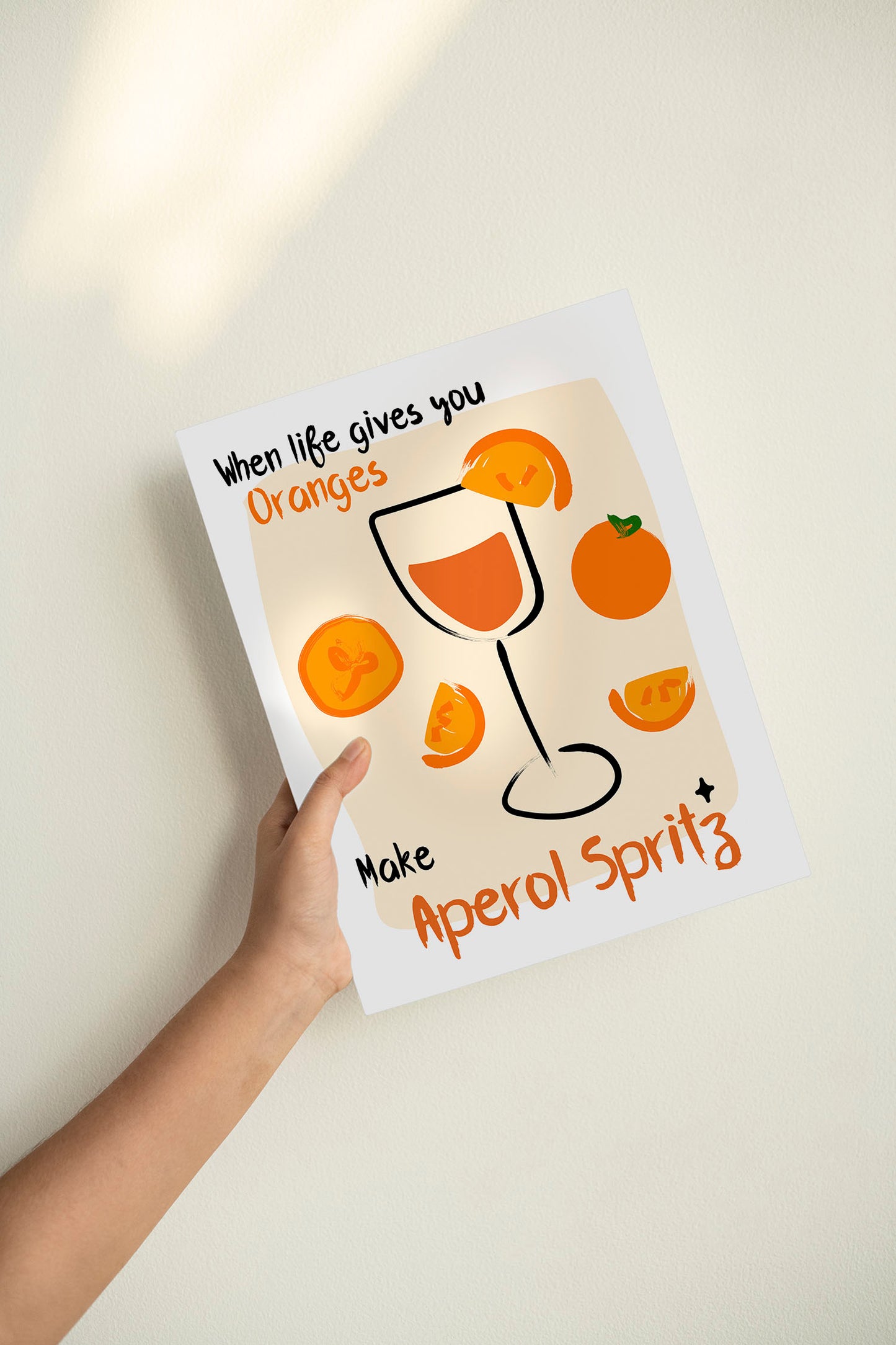 When life gives you oranges make Aperol Spritz | Unframed