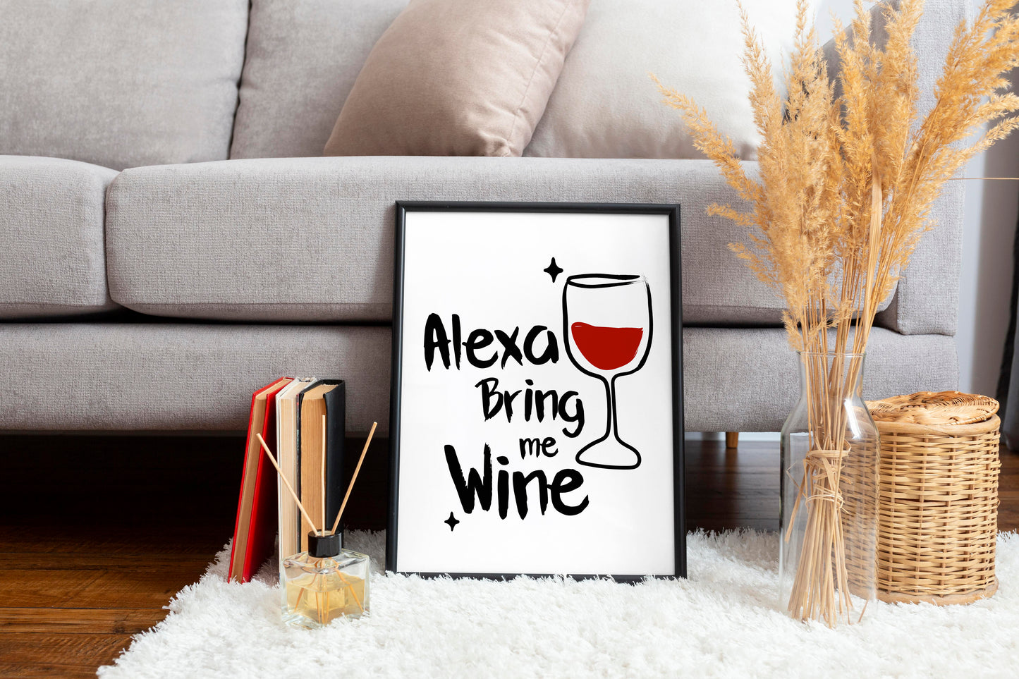 Alexa Bring me wine | Unframed