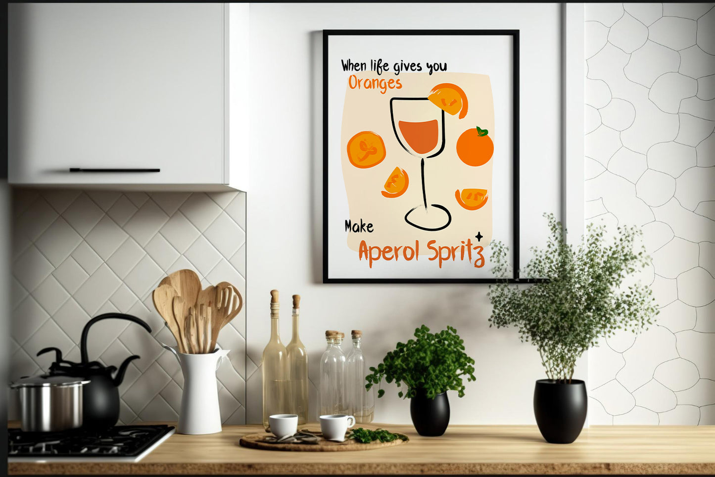 When life gives you oranges make Aperol Spritz | Unframed